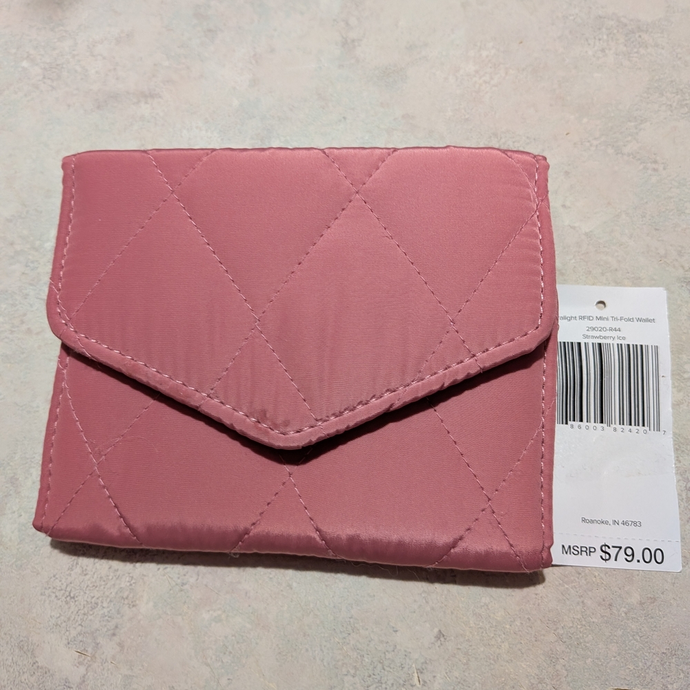 Pink Quilted Women's Wallet